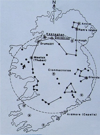 Constellations over Ireland