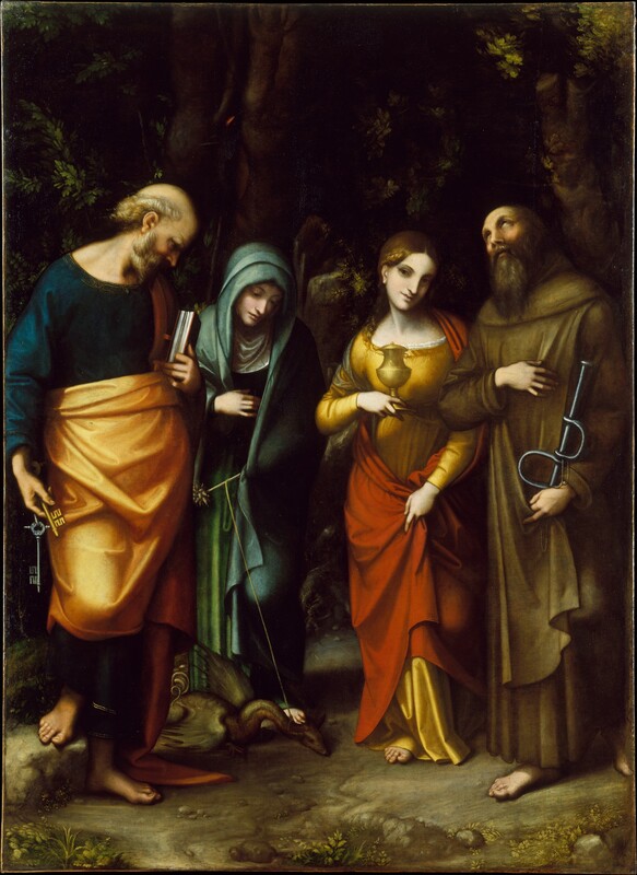 Saints Peter, Martha and Mary Magdalen - Leonard MET